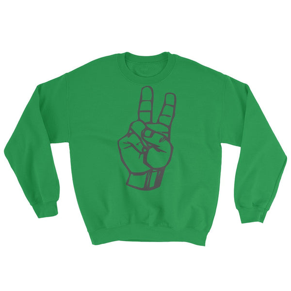Peace Crewneck - PND Apparel, Peace Crewneck - Sweatshirts, tshirts, longsleeve, black and white, pillow, phonecase, poster, PND Apparel - Pnd Apparel