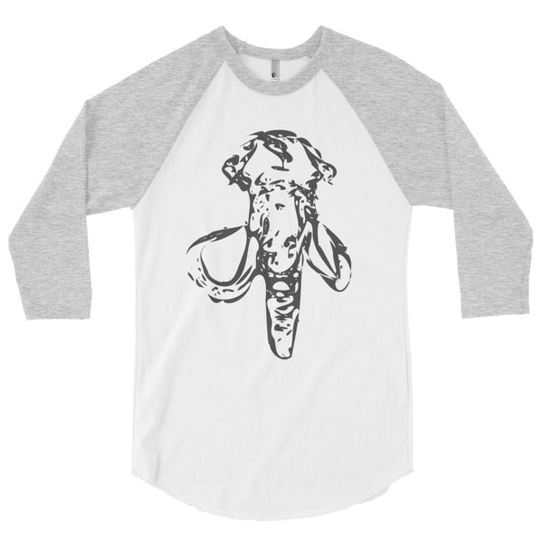 Mammoth Baseball Tee - PND Apparel, Mammoth Baseball Tee - Sweatshirts, tshirts, longsleeve, black and white, pillow, phonecase, poster, PND Apparel - Pnd Apparel