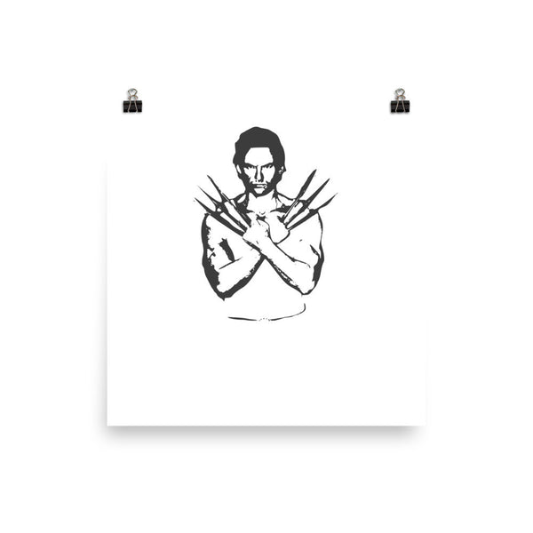 Logan Poster - PND Apparel, Logan Poster - Sweatshirts, tshirts, longsleeve, black and white, pillow, phonecase, poster, PND Apparel - Pnd Apparel