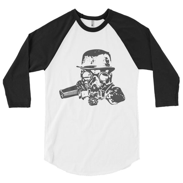 Steampunk Mask Baseball Tee - PND Apparel, Steampunk Mask Baseball Tee - Sweatshirts, tshirts, longsleeve, black and white, pillow, phonecase, poster, PND Apparel - Pnd Apparel