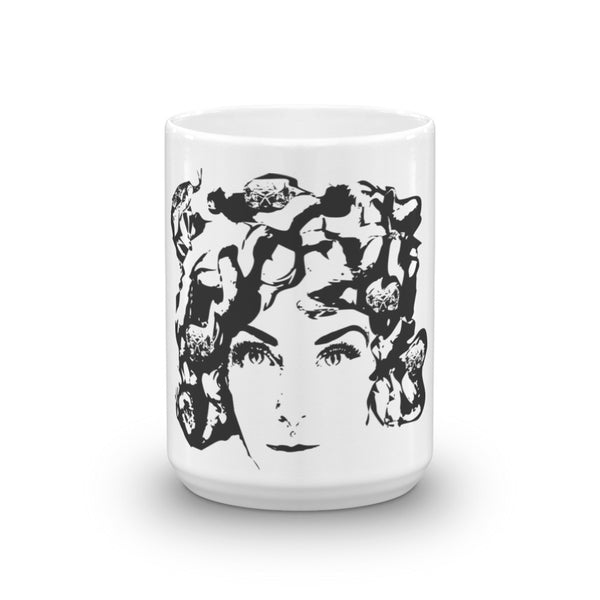 Medudsa Mug - PND Apparel, Medudsa Mug - Sweatshirts, tshirts, longsleeve, black and white, pillow, phonecase, poster, PND Apparel - Pnd Apparel
