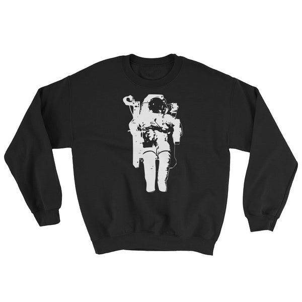Space Crewneck - PND Apparel, Space Crewneck - Sweatshirts, tshirts, longsleeve, black and white, pillow, phonecase, poster, PND Apparel - Pnd Apparel