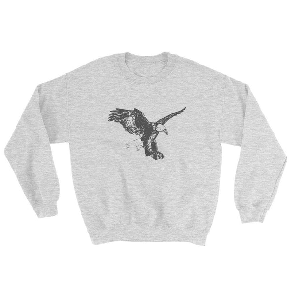 Bird of Prey Crewneck - PND Apparel, Bird of Prey Crewneck - Sweatshirts, tshirts, longsleeve, black and white, pillow, phonecase, poster, PND Apparel - Pnd Apparel