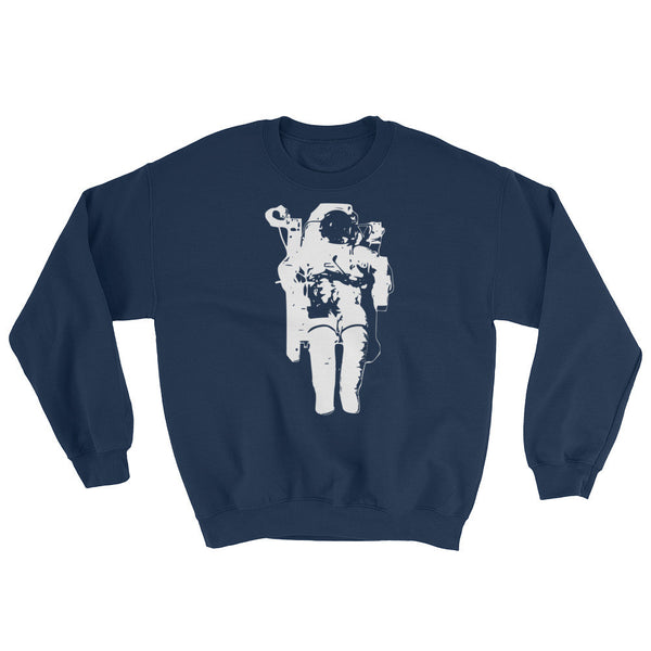 Space Crewneck - PND Apparel, Space Crewneck - Sweatshirts, tshirts, longsleeve, black and white, pillow, phonecase, poster, PND Apparel - Pnd Apparel