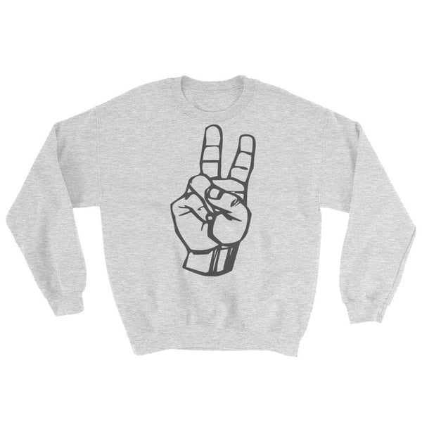 Peace Crewneck - PND Apparel, Peace Crewneck - Sweatshirts, tshirts, longsleeve, black and white, pillow, phonecase, poster, PND Apparel - Pnd Apparel
