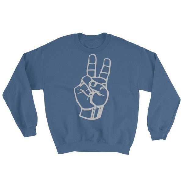 Peace Crewneck - PND Apparel, Peace Crewneck - Sweatshirts, tshirts, longsleeve, black and white, pillow, phonecase, poster, PND Apparel - Pnd Apparel