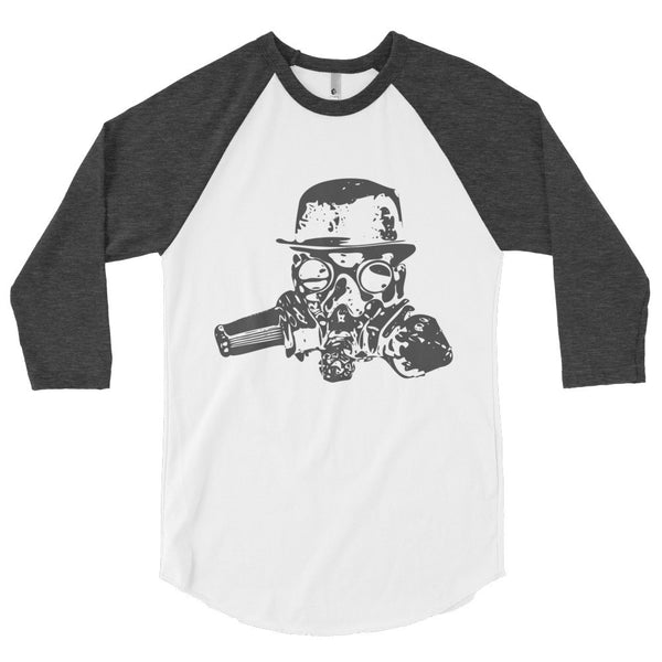 Steampunk Mask Baseball Tee - PND Apparel, Steampunk Mask Baseball Tee - Sweatshirts, tshirts, longsleeve, black and white, pillow, phonecase, poster, PND Apparel - Pnd Apparel