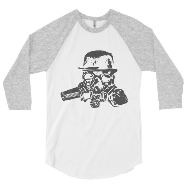 Steampunk Mask Baseball Tee - PND Apparel, Steampunk Mask Baseball Tee - Sweatshirts, tshirts, longsleeve, black and white, pillow, phonecase, poster, PND Apparel - Pnd Apparel