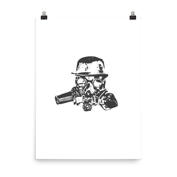 Steampunk Mask Poster - PND Apparel, Steampunk Mask Poster - Sweatshirts, tshirts, longsleeve, black and white, pillow, phonecase, poster, PND Apparel - Pnd Apparel