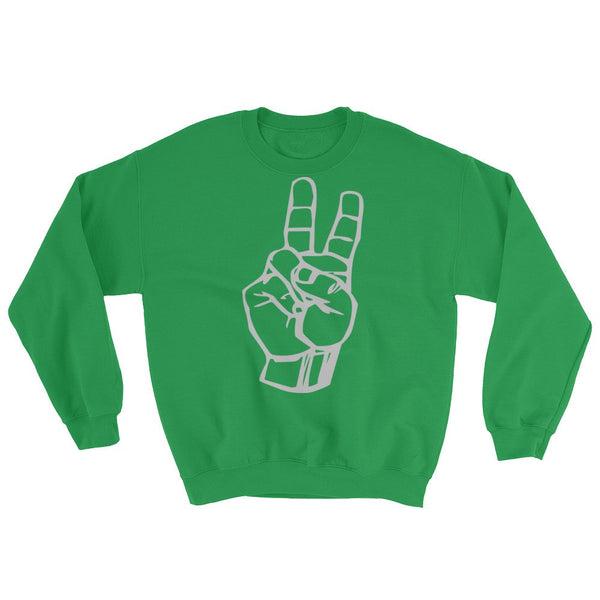 Peace Crewneck - PND Apparel, Peace Crewneck - Sweatshirts, tshirts, longsleeve, black and white, pillow, phonecase, poster, PND Apparel - Pnd Apparel