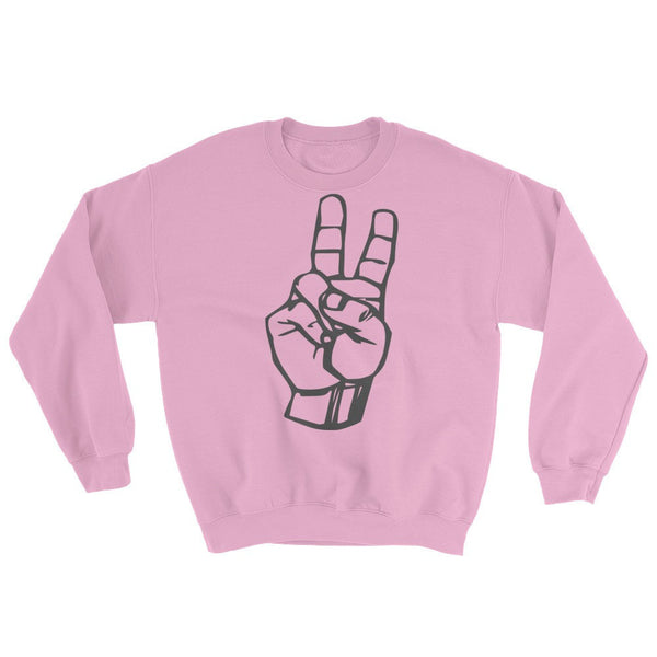 Peace Crewneck - PND Apparel, Peace Crewneck - Sweatshirts, tshirts, longsleeve, black and white, pillow, phonecase, poster, PND Apparel - Pnd Apparel