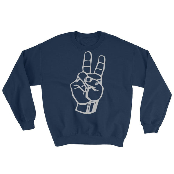 Peace Crewneck - PND Apparel, Peace Crewneck - Sweatshirts, tshirts, longsleeve, black and white, pillow, phonecase, poster, PND Apparel - Pnd Apparel