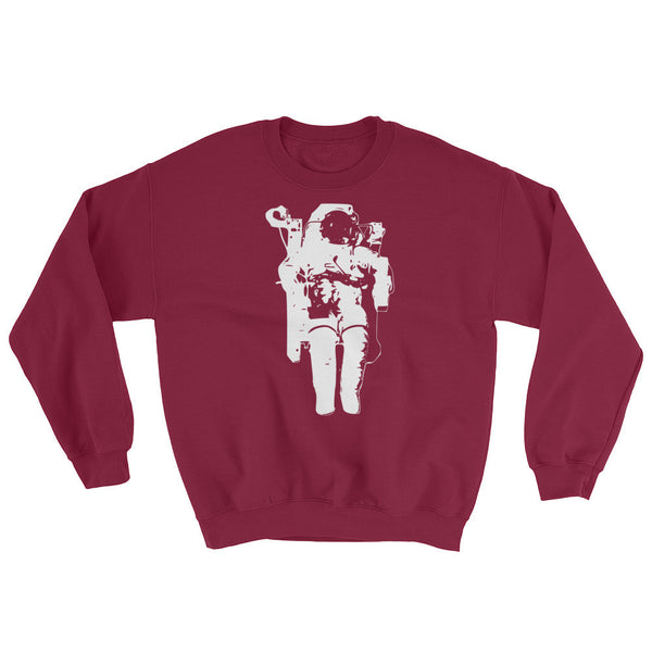 Space Crewneck - PND Apparel, Space Crewneck - Sweatshirts, tshirts, longsleeve, black and white, pillow, phonecase, poster, PND Apparel - Pnd Apparel