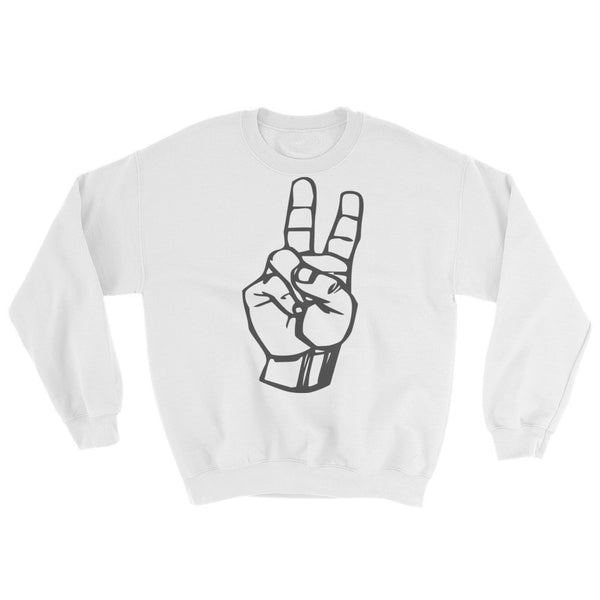 Peace Crewneck - PND Apparel, Peace Crewneck - Sweatshirts, tshirts, longsleeve, black and white, pillow, phonecase, poster, PND Apparel - Pnd Apparel