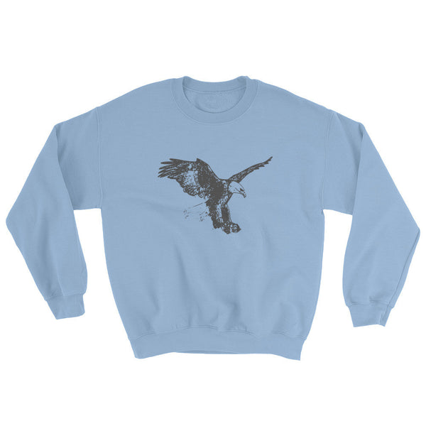 Bird of Prey Crewneck - PND Apparel, Bird of Prey Crewneck - Sweatshirts, tshirts, longsleeve, black and white, pillow, phonecase, poster, PND Apparel - Pnd Apparel