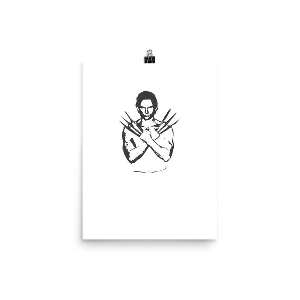 Logan Poster - PND Apparel, Logan Poster - Sweatshirts, tshirts, longsleeve, black and white, pillow, phonecase, poster, PND Apparel - Pnd Apparel