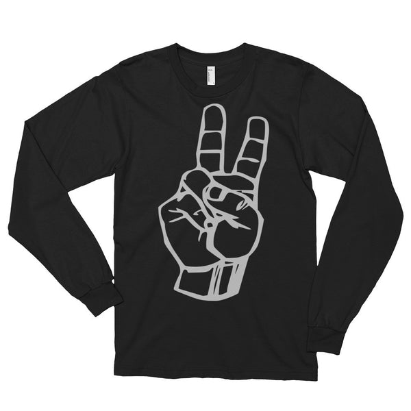 Peace Longsleeve - PND Apparel, Peace Longsleeve - Sweatshirts, tshirts, longsleeve, black and white, pillow, phonecase, poster, PND Apparel - Pnd Apparel