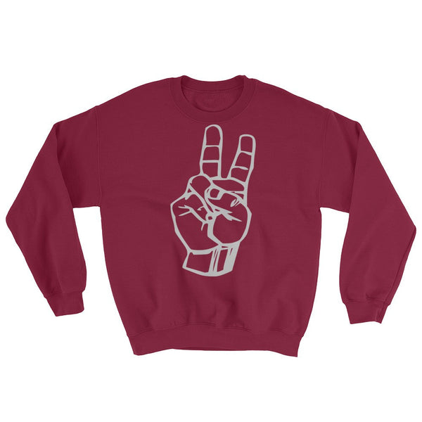 Peace Crewneck - PND Apparel, Peace Crewneck - Sweatshirts, tshirts, longsleeve, black and white, pillow, phonecase, poster, PND Apparel - Pnd Apparel
